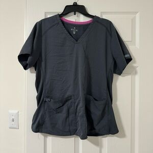 Med couture scrub top! Charcoal